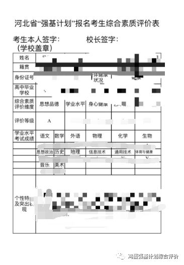 事关录取！2023强基计划综合素质评价表填写指南完美体育(图2)